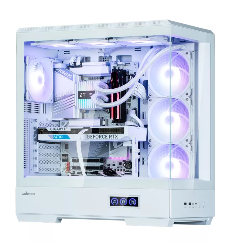 Kompiuterio korpusas Zalman P50 DS White Midi Tower