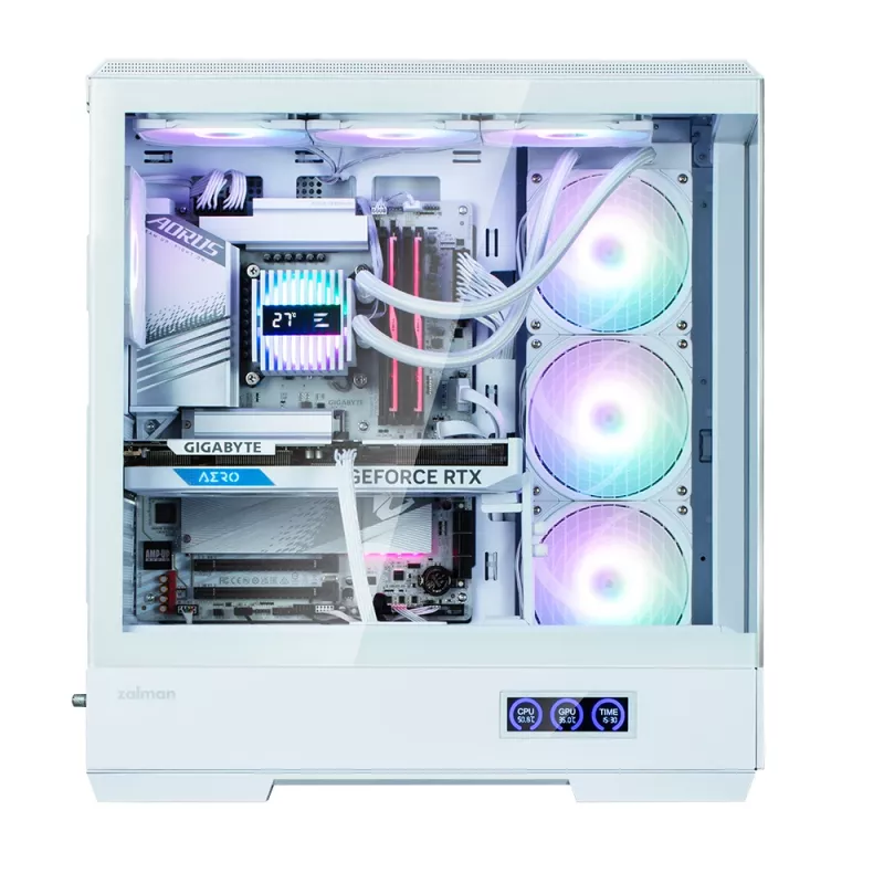 Kompiuterio korpusas Zalman P50 DS White Midi Tower