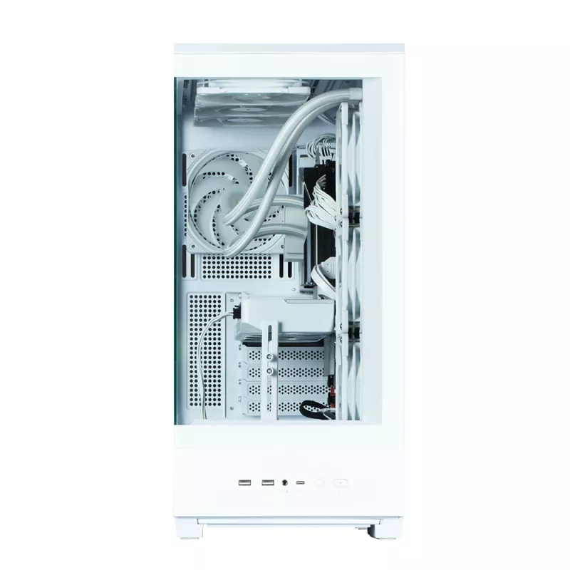Kompiuterio korpusas Zalman P50 DS White Midi Tower