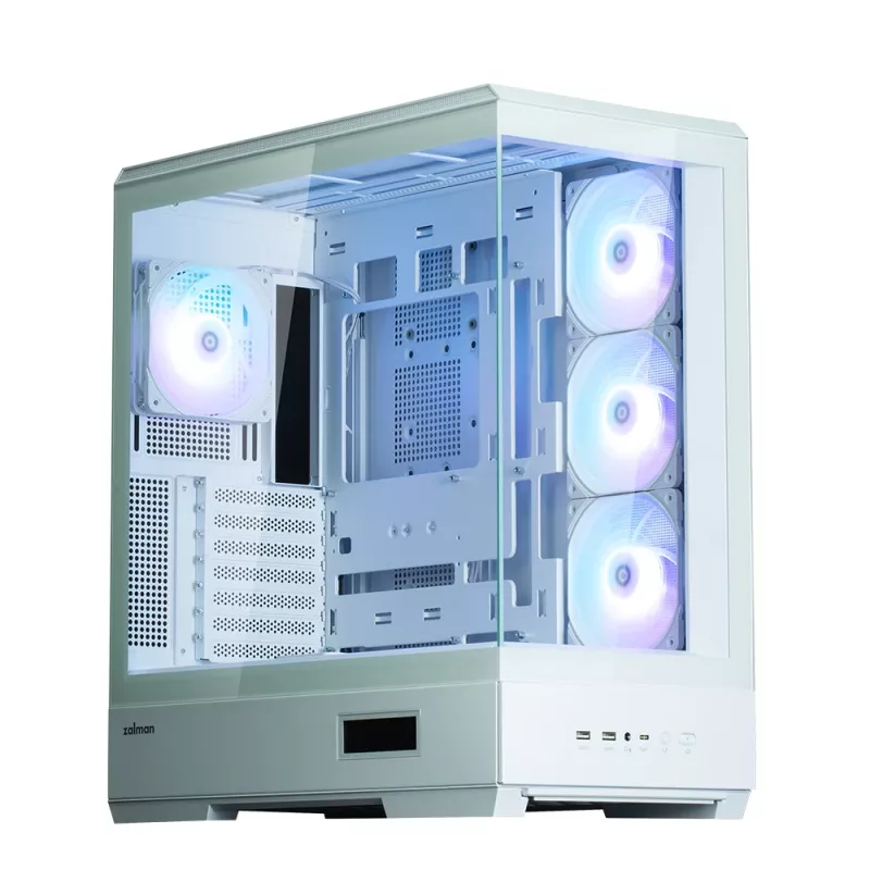 Kompiuterio korpusas Zalman P50 DS White Midi Tower