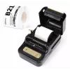 Etikečių spausdintuvas NIIMBOT B21S Juodas — kompaktiškas Bluetooth ritininis spausdintuvas, 50 mm spausdinimo plotis, 60 mm/s, Li-Ion 1200 mAh