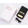 Etikečių spausdintuvas NIIMBOT B21S Juodas — kompaktiškas Bluetooth ritininis spausdintuvas, 50 mm spausdinimo plotis, 60 mm/s, Li-Ion 1200 mAh