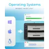 ICY BOX IB-1233CL-CR USB 3.2 Gen 1 (3.1 Gen 1) Type-A Juoda