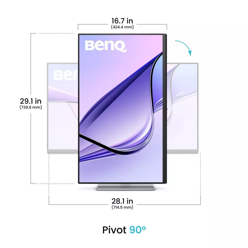 BenQ MA320U kompiuterio monitorius 80 cm (31,5 col.) 3840 x 2160 pikselių 4K Ultra HD Baltas