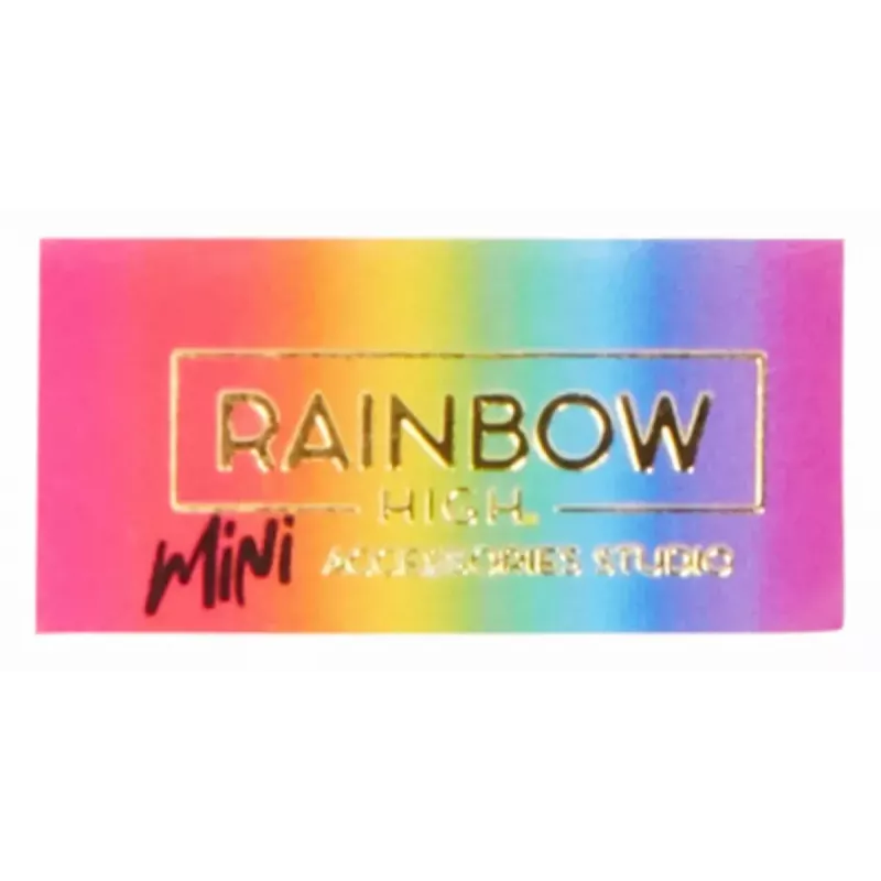 Demonstracinė pakuotė Mga Accessories Rainbow High bateliai, 27 vnt. — įvairūs lėlių batų aksesuarai