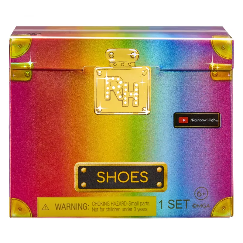 Rainbow High Aksesuarų studija 1 serija, S asortimentas PDQ lėlių bateliai