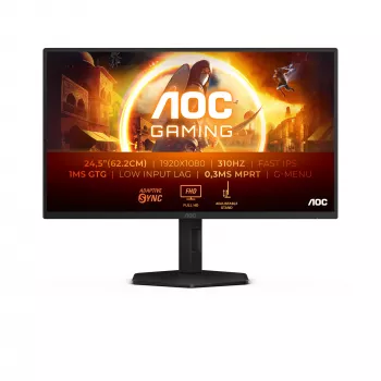 AOC G4 25G4SXU kompiuterio monitorius 62,2 cm (24,5 colio) 1920 x 1080 pikselių Full HD LED Juoda, Pilka