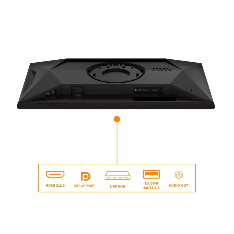 AOC G4 25G4SXU kompiuterio monitorius 62,2 cm (24,5 colio) 1920 x 1080 pikselių Full HD LED Juoda, Pilka