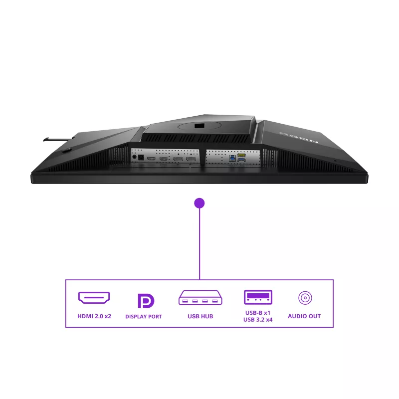 AOC G2 AG276FK kompiuterio monitorius 68,6 cm (27 colių) 1920 x 1080 pikselių Full HD LED juodas, pilkas