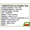 Cobi Blocks Tankette TK-3 konstruktoriaus rinkinys — 323 detalės