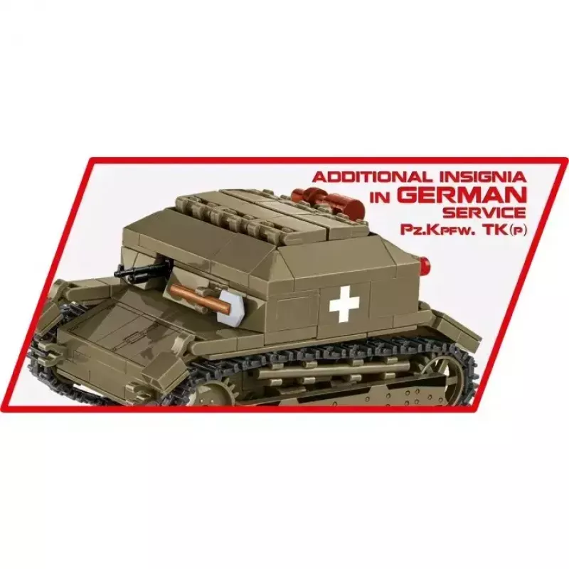 Cobi Blocks Tankette TK-3 konstruktoriaus rinkinys — 323 detalės