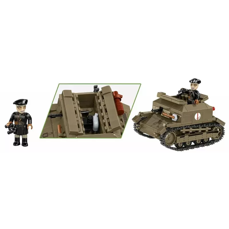 Cobi Blocks Tankette TK-3 konstruktoriaus rinkinys — 323 detalės