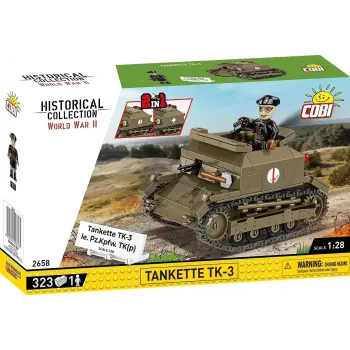 Cobi Blocks Tankette TK-3 konstruktoriaus rinkinys — 323 detalės