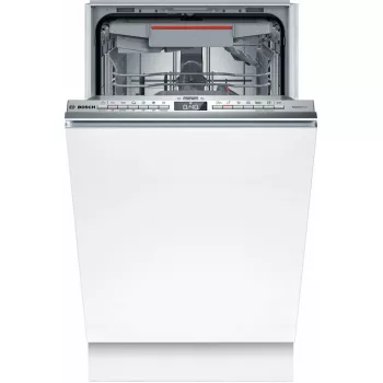 Įmontuojama indaplovė Bosch Serie 4 SPV4HMX49E — Slimline 45 cm, 10 komplektų, 44 dB, 6 programos