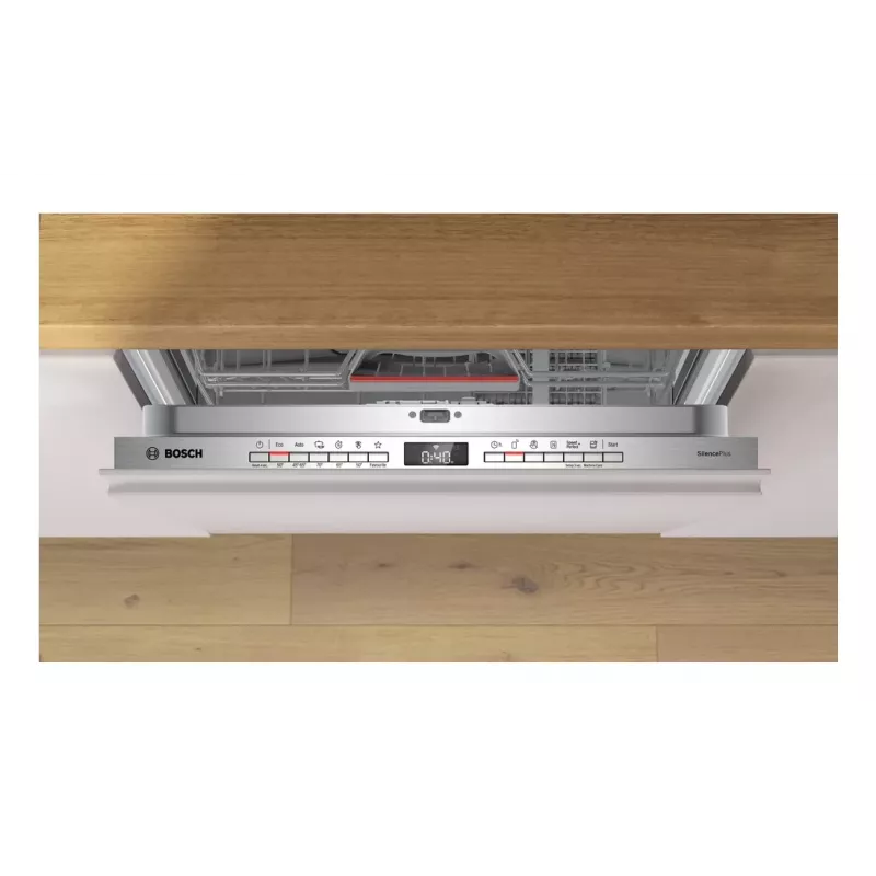 Įmontuojama indaplovė Bosch SMV4ETX08E — 13 komplektų, 44 dB, pilno dydžio 60 cm, energijos klasė B