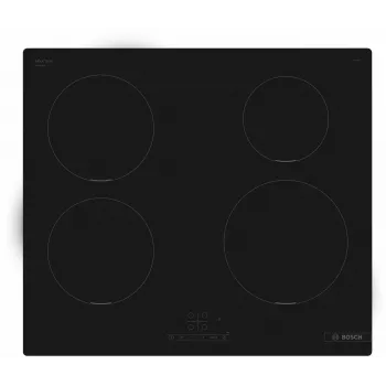 Bosch Serie 4 PUE611BB5E kaitlentė, juoda, įmontuojama, 60 cm, zonų indukcinė kaitlentė, 4 zonos