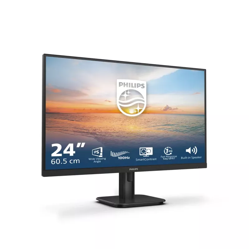 Philips 1000 serijos 24E1N1200A/00 LED ekranas 60,5 cm (23,8 colio) 1920 x 1080 pikselių Full HD LCD juodas