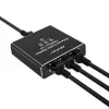 Ethernet skirstytuvas QOLTEC 52294 1x3 RJ45 su USB-C maitinimo įvestimi