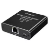 Ethernet skirstytuvas QOLTEC 52294 1x3 RJ45 su USB-C maitinimo įvestimi