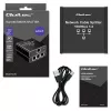 Ethernet skirstytuvas QOLTEC 52294 1x3 RJ45 su USB-C maitinimo įvestimi