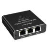 Ethernet skirstytuvas QOLTEC 52294 1x3 RJ45 su USB-C maitinimo įvestimi