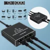 Ethernet skirstytuvas QOLTEC 52294 1x3 RJ45 su USB-C maitinimo įvestimi