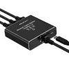 Ethernet skirstytuvas QOLTEC 52294 1x3 RJ45 su USB-C maitinimo įvestimi
