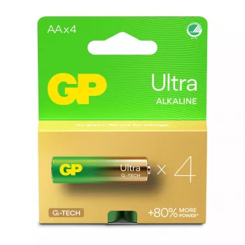 Vienkartinė baterija GP Batteries Ultra Alkaline GP15AU AA LR06 Šarminė
