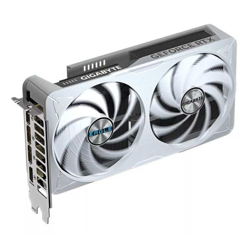 GIGABYTE GeForce RTX 5060 Ti EAGLE OC ICE 16G Vaizdo plokštė - 16GB GDDR7, 128bit, PCI-E 5.0, 2617MHz pagrindinis dažnis, 3 x DisplayPort, 1 x HDMI, GV-N506TEAGLEOC ICE-16GD