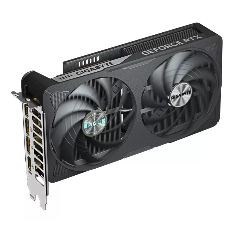 GIGABYTE GeForce RTX 5060 Ti EAGLE OC 16G vaizdo plokštė - 16 GB GDDR7, 128 bitų, PCI-E 5.0, 2617 MHz šerdies dažnis, 3 x DisplayPort, 1 x HDMI, GV-N506TEAGLE OC-16GD