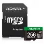 MicroSDXC ADATA Speed Plus 256GB UHS Class 3 UD256GUI3V30A2SP-RA1