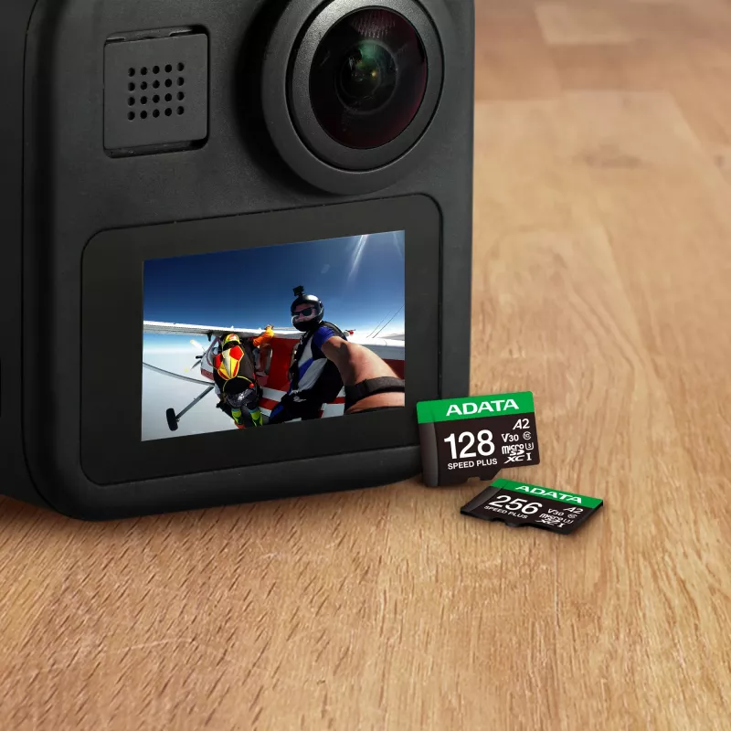 MicroSDXC kortelė ADATA Speed Plus 64GB UHS 3 klasė Modelis UD64GUI3V30A2SP-RA1