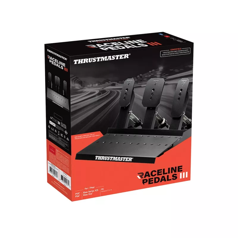 Thrustmaster Raceline Pedals III Juoda PC, PlayStation 4, PlayStation 5, Xbox One, Xbox Series S, Xbox Series X