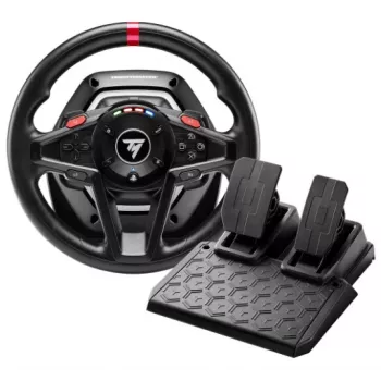 Thrustmaster T128-P Juodas USB Vairas + Pedalai Analoginis PC, PlayStation 4, PlayStation 5