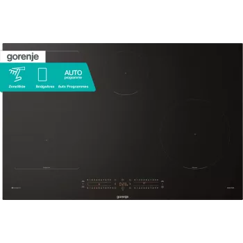 Gorenje Indukcinė kaitlentė GI8432BSCWF, juoda, įmontuojama, 60 cm, zoninė indukcinė kaitlentė, stiklo keramika, 4 zonos