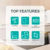 Gorenje Indukcinė kaitlentė GI8432BSCWF, juoda, įmontuojama, 60 cm, zoninė indukcinė kaitlentė, stiklo keramika, 4 zonos