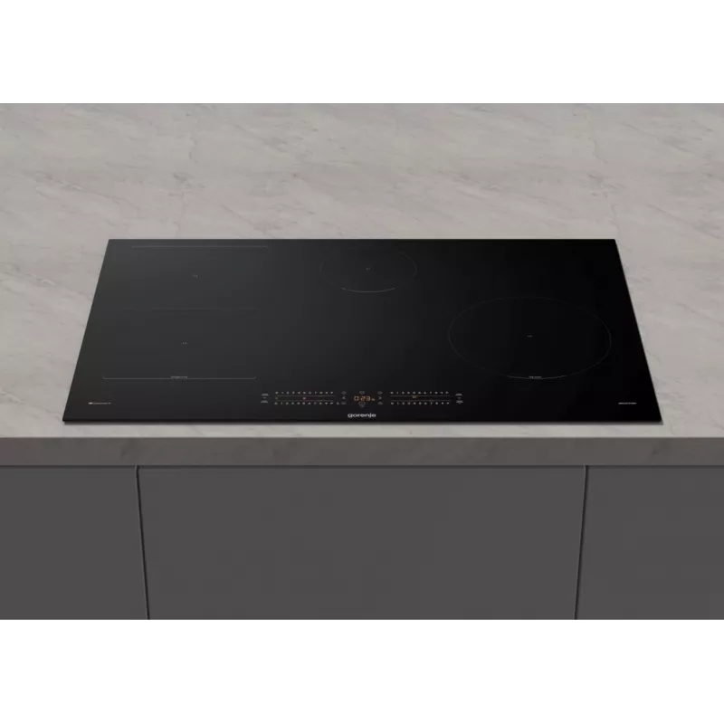 Gorenje Indukcinė kaitlentė GI8432BSCWF, juoda, įmontuojama, 60 cm, zoninė indukcinė kaitlentė, stiklo keramika, 4 zonos