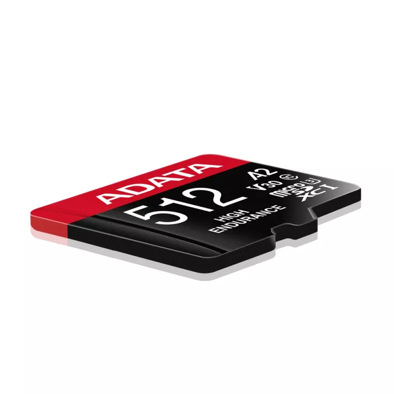 MicroSDXC atminties kortelė ADATA 512 GB UHS‑I U3 V30 Class 10 A2, 100/85 MB/s, atspari vandeniui
