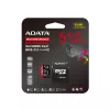 MicroSDXC atminties kortelė ADATA 512 GB UHS‑I U3 V30 Class 10 A2, 100/85 MB/s, atspari vandeniui