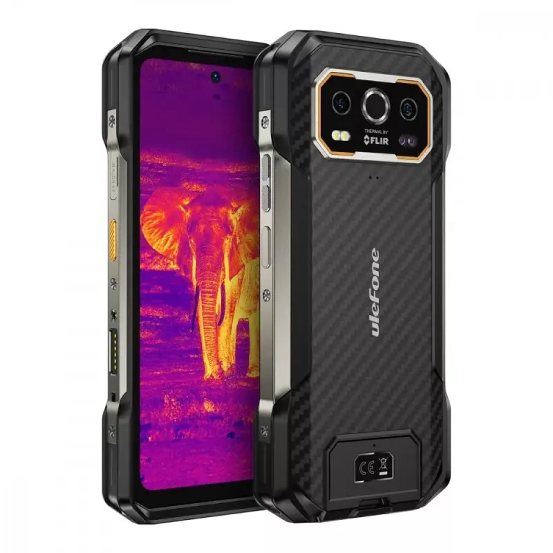 Išmanusis telefonas UleFone Armor 27T 6.58 col. 12 GB RAM 256 GB juodas, energijos klasė A
