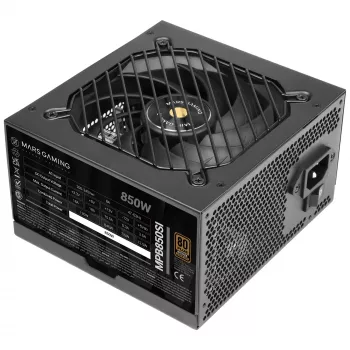 Mars Gaming MPB850SI maitinimo blokas 850 W 24-pin ATX ATX juodas