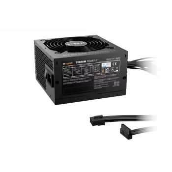 be quiet! System Power 11 550W maitinimo blokas 20+4 kontaktų ATX ATX juodas