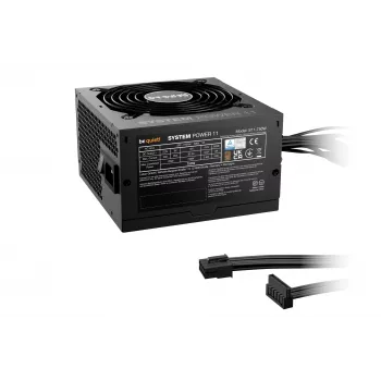 be quiet! System Power 11 750W maitinimo blokas 20+4 kontaktų ATX ATX juodas