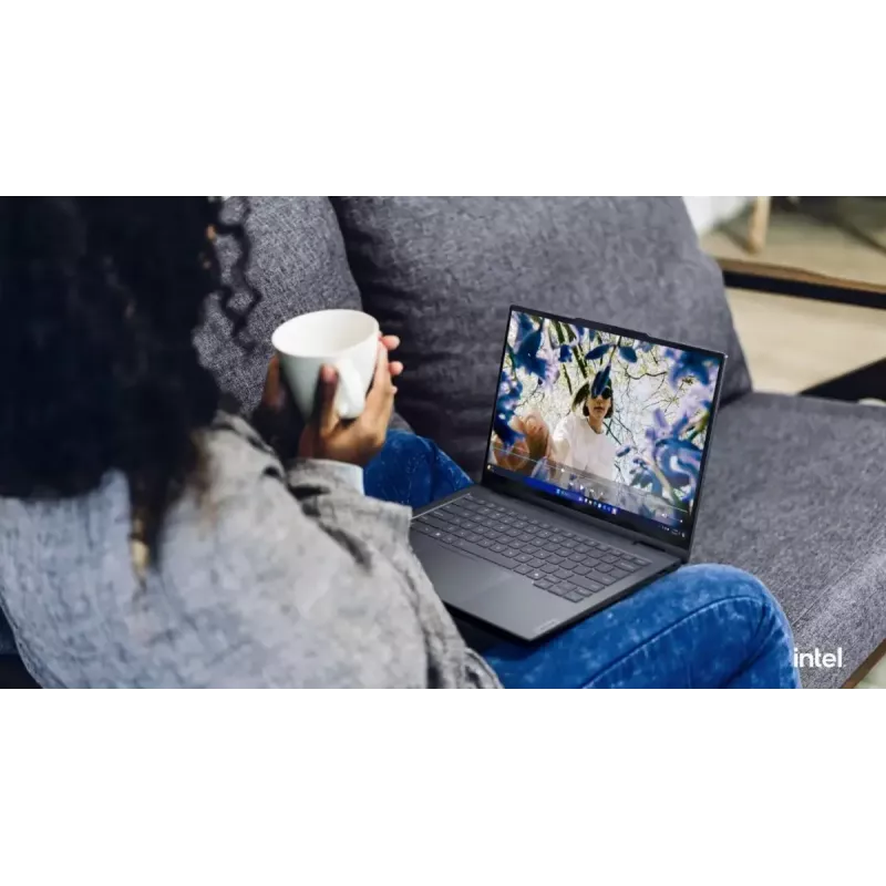 Nešiojamas kompiuteris Lenovo ThinkBook 14 G5 2in1 14.0 col. Ultra 5 225U 16GB 512GB INT W11Pro Touch Luna Grey
