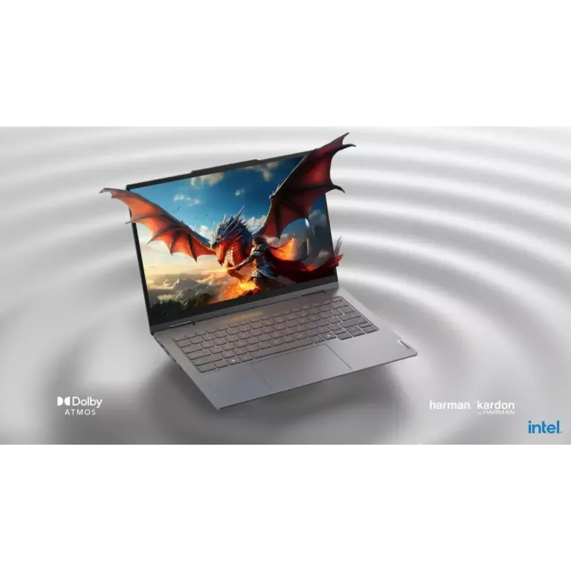 Nešiojamas kompiuteris Lenovo ThinkBook 14 G5 2in1 14.0 col. Ultra 5 225U 16GB 512GB INT W11Pro Touch Luna Grey