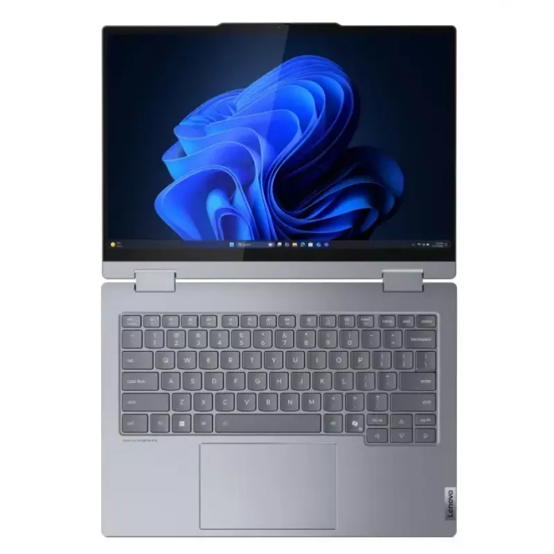 Nešiojamas kompiuteris Lenovo ThinkBook 14 G5 2in1 14.0 col. Ultra 5 225U 16GB 512GB INT W11Pro Touch Luna Grey