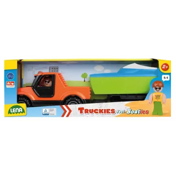 Žaislinis sunkvežimis LEGO Lena 01633 — metalinė žaidimo transporto priemonė nuo 2 metų, įvairiaspalvis