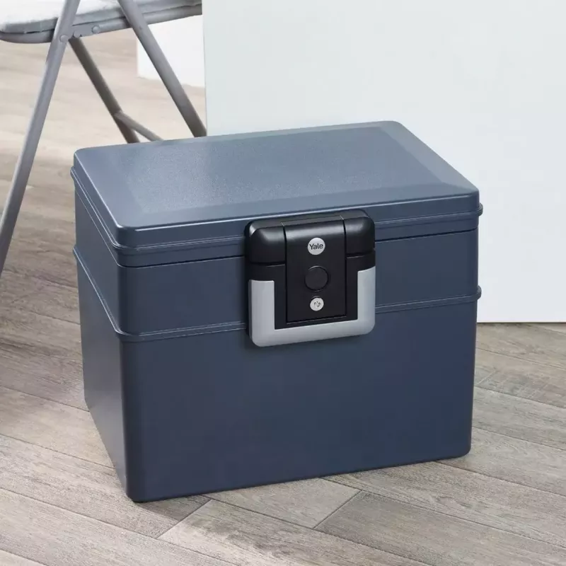 Laisvai pastatomas seifas Yale YFWC/329/KB1 16,5 l raktinis užraktas juoda/pilka