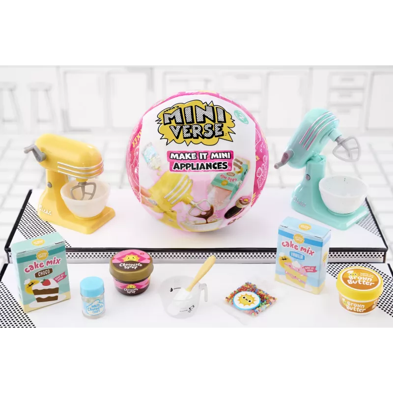 Miniverse MGA's - Make It Mini Appliances Series 2 PDQ, 8 m., Daugiaspalvis, Plastikas
