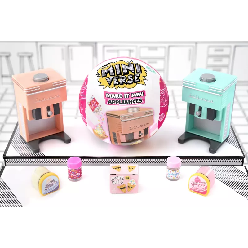 Miniverse MGA's - Make It Mini Appliances Series 2 PDQ, 8 m., Daugiaspalvis, Plastikas